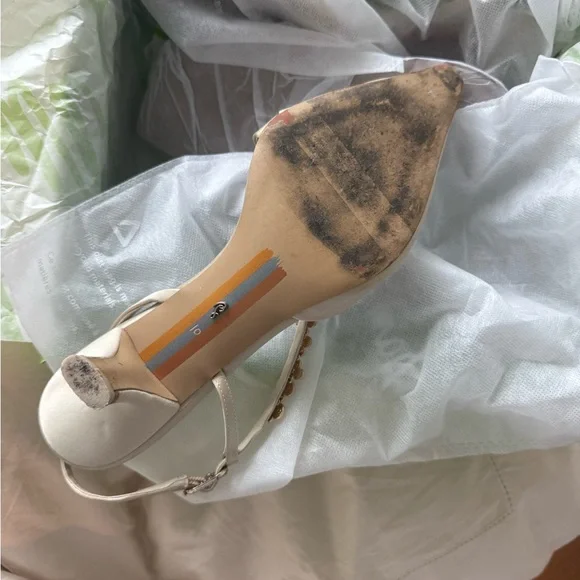 Sam Edelman Cream wedding Heels - Picture 5 of 8